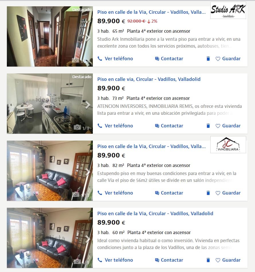 Inmobiliaria sin Trabajar con varias inmobiliarias ¿Mejora los resultados?