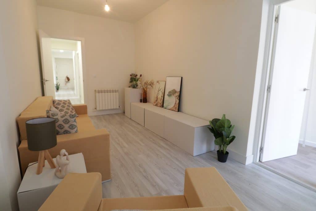 Piso vendido con home staging en Valladolid. Calle Aurora